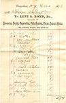 Dec 2, 1896 Grocery bill from Levi S. Bond, Dr.