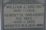 William John Abeling, Henrietta and Webster