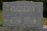 Headstone for Raymond John Henneman and Winifred Whiteman Henneman